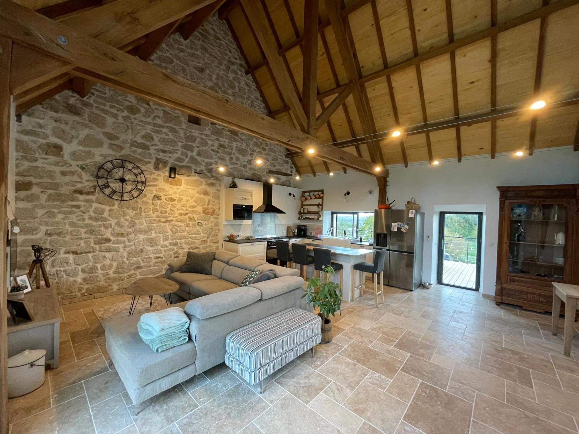 Ancienne Grange Renovee En Xaintrie Vila Hautefage Exterior foto